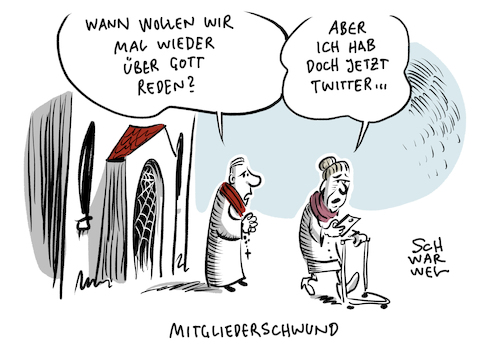 Cartoon: Kirchenaustritte (medium) by Schwarwel tagged kirche,religion,austritt,glaube,kreuz,jesus,papst,twitter,social,media,kirchenaustritt,katholisch,katholiken,evangelisch,christlich,christen,bischod,priester,sexuelle,nötigung,vergewaltigung,missbrauch,kindesmissbrauch,kirchensteuer,geld,finanzen,gott,gottesdienst,pfarrer,christenlehre,taufe,missbrauchsskandal,sexuellen,von,kindern,kleriker,cartoon,karikatur,schwarwel,kirche,religion,austritt,glaube,kreuz,jesus,papst,twitter,social,media,kirchenaustritt,katholisch,katholiken,evangelisch,christlich,christen,bischod,priester,sexuelle,nötigung,vergewaltigung,missbrauch,kindesmissbrauch,kirchensteuer,geld,finanzen,gott,gottesdienst,pfarrer,christenlehre,taufe,missbrauchsskandal,sexuellen,von,kindern,kleriker,cartoon,karikatur,schwarwel