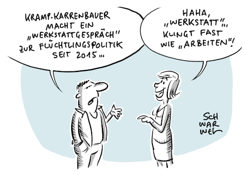 Kramp Karrenbauer Flüchtlinge Kramp Karrenbauer Flüchtlinge