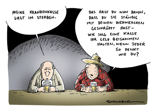 Krankenkassen sterben Krankenkassen sterben