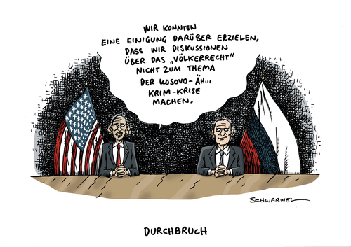 Cartoon: Krim Brechung Völkerrecht (medium) by Schwarwel tagged krim,krise,ukraine,russland,us,usa,putin,merkel,rechtfertigung,brechung,völkerrecht,recht,frieden,einigung,verhalten,nato,kosovo,eu,europäische,union,gesetz,karikatur,schwarwel,krim,krise,ukraine,russland,us,usa,putin,merkel,rechtfertigung,brechung,völkerrecht,recht,frieden,einigung,verhalten,nato,kosovo,eu,europäische,union,gesetz,karikatur,schwarwel