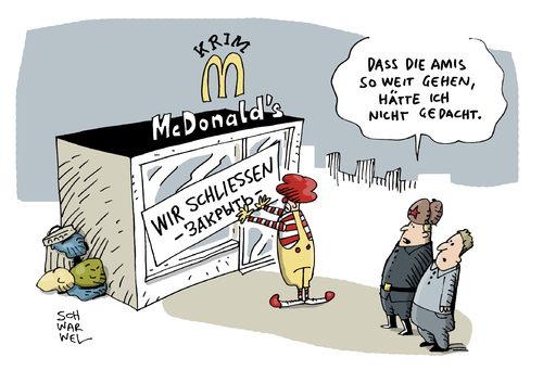 Krim Mc Donalds schließt Krim Mc Donalds schließt