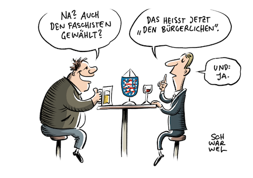 Cartoon: Landtagswahl Thüringen Höcke AfD (medium) by Schwarwel tagged landtagswahl,thüringen,afd,alternative,für,deutschland,wahl,wahlen,die,linke,bürgerliche,mitte,gauland,höcke,wahlsieg,wahlerfolg,rechtsextremismus,rechtsextrem,nazi,nazis,neonazis,faschisten,faschismus,cartoon,karikatur,schwarwel,spd,linkspartei,cdu,csu,bodo,ramelow,rechtsextremisten,rechtspopulisten,landtagswahl,thüringen,afd,alternative,für,deutschland,wahl,wahlen,die,linke,bürgerliche,mitte,gauland,höcke,wahlsieg,wahlerfolg,rechtsextremismus,rechtsextrem,nazi,nazis,neonazis,faschisten,faschismus,cartoon,karikatur,schwarwel,spd,linkspartei,cdu,csu,bodo,ramelow,rechtsextremisten,rechtspopulisten