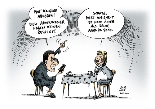 Lauschangriff NSA Schröder