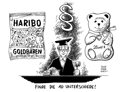 Markenstreit Haribo Lindt Markenstreit Haribo Lindt