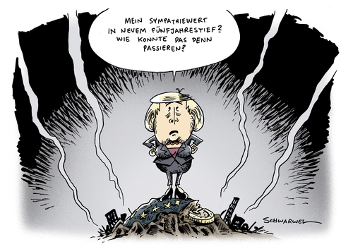 Merkel Fünfjahrestief Merkel Fünfjahrestief