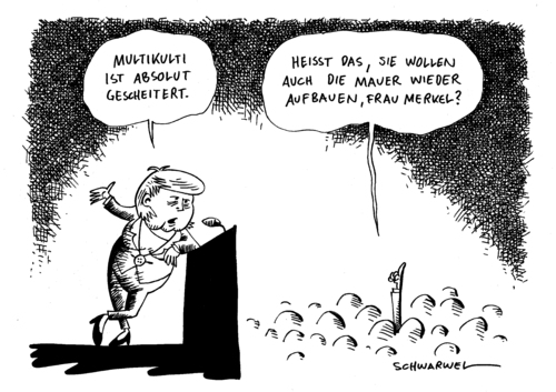 Merkel Multikulti gescheitert Merkel Multikulti gescheitert
