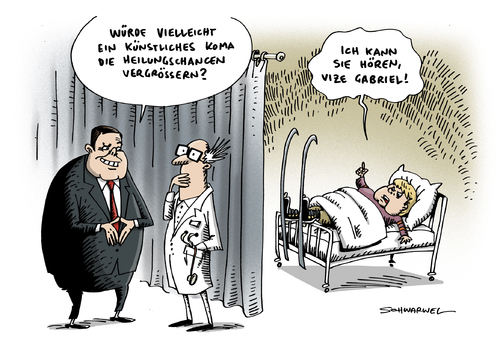 Merkel Skiunfall
