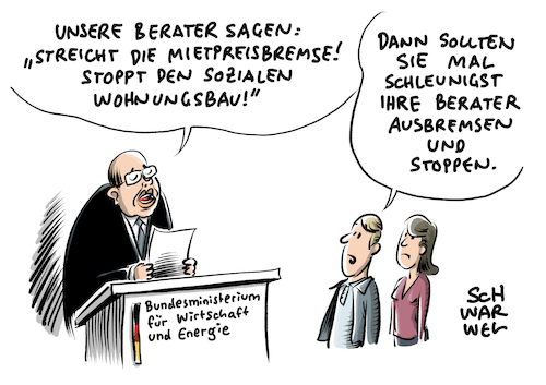 Cartoon: Mietpreisbremse (medium) by Schwarwel tagged mietpreisbremse,miete,sozialer,wohnungsbau,wohnung,wohnungen,cdu,partei,politik,deutschland,politiker,wirtschaftsministerium,wirtschaftsminister,mieten,wirtschaft,geld,finanzen,wohnungsnot,wohnungspolitik,cartoon,karikatur,schwarwel,mietpreisbremse,miete,sozialer,wohnungsbau,wohnung,wohnungen,cdu,partei,politik,deutschland,politiker,wirtschaftsministerium,wirtschaftsminister,mieten,wirtschaft,geld,finanzen,wohnungsnot,wohnungspolitik,cartoon,karikatur,schwarwel