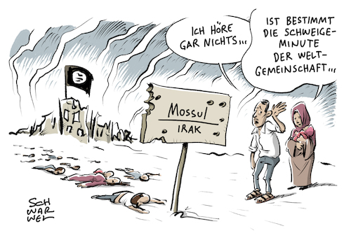 Cartoon: Mossul IS tötet 163 Zivilisten (medium) by Schwarwel tagged mossul,irak,is,islamischer,staat,hocburg,zivilisten,tot,tod,getötet,flucht,waffen,gewalt,terror,krieg,zerstörung,terrororganisation,islam,relogion,anschlag,leichen,kinderleichen,terrormiliz,dschihadisten,schiiten,dschihadistenmiliz,karikatur,schwarwel,mossul,irak,is,islamischer,staat,hocburg,zivilisten,tot,tod,getötet,flucht,waffen,gewalt,terror,krieg,zerstörung,terrororganisation,islam,relogion,anschlag,leichen,kinderleichen,terrormiliz,dschihadisten,schiiten,dschihadistenmiliz,karikatur,schwarwel