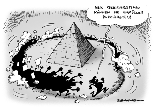 Mubarak rennt Konsequenzen davon Mubarak rennt Konsequenzen davon