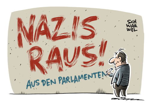 Nazis raus aus den Parlamenten Nazis raus aus den Parlamenten