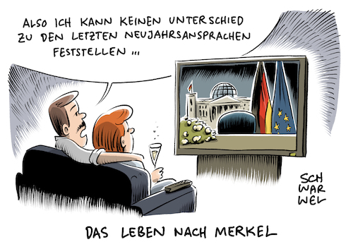 Cartoon: Neujahrsansprache (medium) by Schwarwel tagged neujahr,neujahrsansprache,ansprache,neues,jahr,silvester,sekt,götterdämmerung,fdp,jens,spahn,angela,merkel,angie,cdu,politik,politiker,deutschland,karikatur,schwarwel,neujahr,neujahrsansprache,ansprache,neues,jahr,silvester,sekt,götterdämmerung,fdp,jens,spahn,angela,merkel,angie,cdu,politik,politiker,deutschland,karikatur,schwarwel