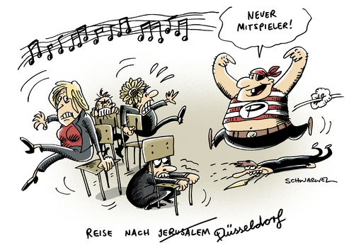Cartoon: Neuwahl NRW Piratenpartei (medium) by Schwarwel tagged neuahl,wahl,politik,partei,regierung,die,grüne,piratenpartei,verlierer,karikatur,schwarwel,neuahl,wahl,regierung,piratenpartei