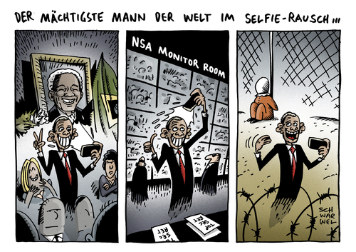Obamas Selbstfotos Mandela