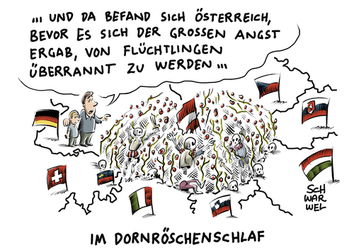Österreich baut Grenzzaun Österreich baut Grenzzaun