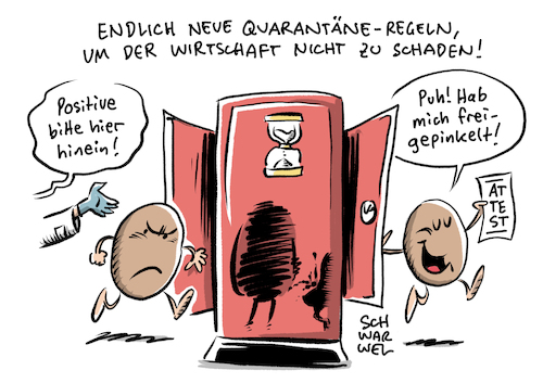 Cartoon: Omikron Quarantäne (medium) by Schwarwel tagged corona,coronavirus,pandemie,quarantäne,omikron,mutante,mutation,ansteckung,ansteckungsrisiko,inzidenz,rki,gesundheitsminister,virologe,wirtschaft,massenquarantäne,infrastruktur,cartoon,karikatur,schwarwel,corona,coronavirus,pandemie,quarantäne,omikron,mutante,mutation,ansteckung,ansteckungsrisiko,inzidenz,rki,gesundheitsminister,virologe,wirtschaft,massenquarantäne,infrastruktur,cartoon,karikatur,schwarwel