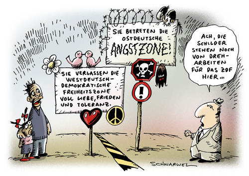 Ostdeutsche Angstzone Ostdeutsche Angstzone