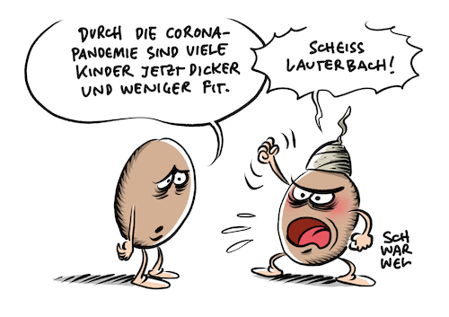 Cartoon: Pandemie Kinder dicker (medium) by Schwarwel tagged corona,covid19,pandemie,viruspandemie,lockdown,shutdown,eltern,kinder,familie,dicker,dick,dicksein,gewichtszunahme,ernährung,sport,bewegung,cartoon,karikatur,schwarwel,corona,covid19,pandemie,viruspandemie,lockdown,shutdown,eltern,kinder,familie,dicker,dick,dicksein,gewichtszunahme,ernährung,sport,bewegung,cartoon,karikatur,schwarwel