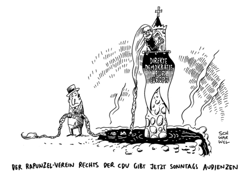 Cartoon: PEGIDA Oertel neuer Verein (medium) by Schwarwel tagged pegida,oertel,verein,neuer,gründung,demo,demonstration,ex,pressesprecherin,islam,islamisierung,rechts,nazi,dresden,sonntag,karikatur,schwarwel,pegida,oertel,verein,neuer,gründung,demo,demonstration,ex,pressesprecherin,islam,islamisierung,rechts,nazi,dresden,sonntag,karikatur,schwarwel