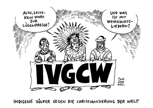 Cartoon: PEGIDA Parolen Weihnachtslieder (medium) by Schwarwel tagged pegida,parolen,weihnachtslieder,asyl,asylanten,karikatur,schwarwel,rechts,nazi,ausländerfeindlichkeit,migranten,migration,religion,weihnachten,pegida,parolen,weihnachtslieder,asyl,asylanten,karikatur,schwarwel,rechts,nazi,ausländerfeindlichkeit,migranten,migration,religion,weihnachten