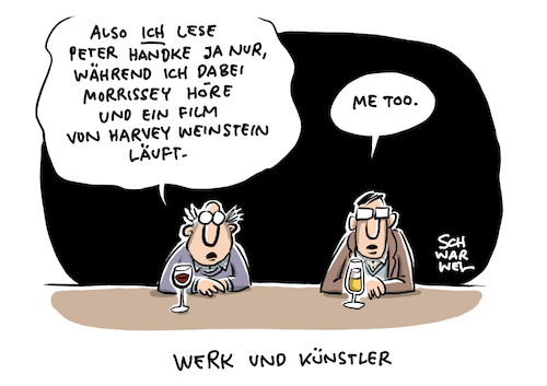 Cartoon: Peter Handke Nobelpreis Kritik (medium) by Schwarwel tagged peter,handke,friedensnobelpreis,literatur,jomer,tolstoi,serbien,krieg,literaturnobelpreisträger,literaturnobelpreis,jugoslawienkrieg,schriftsteller,sasa,stanisic,cervantes,milosevic,kriegsverbrechen,verharmlosung,serbischer,grabrede,morrissey,metoo,weinstein,sexskandal,vergewaltigung,rassismus,rassistisch,rechtsextrem,rechtsextremismus,ausländerfeindlichkeit,skandal,sexuelle,belästigung,feminismus,sexueller,missbrauch,hollywood,film,cartoon,karikatur,schwarwel,werk,künstler,kunst,peter,handke,friedensnobelpreis,literatur,jomer,tolstoi,serbien,krieg,literaturnobelpreisträger,literaturnobelpreis,jugoslawienkrieg,schriftsteller,sasa,stanisic,cervantes,milosevic,kriegsverbrechen,verharmlosung,serbischer,grabrede,morrissey,metoo,weinstein,sexskandal,vergewaltigung,rassismus,rassistisch,rechtsextrem,rechtsextremismus,ausländerfeindlichkeit,skandal,sexuelle,belästigung,feminismus,sexueller,missbrauch,hollywood,film,cartoon,karikatur,schwarwel,werk,künstler,kunst