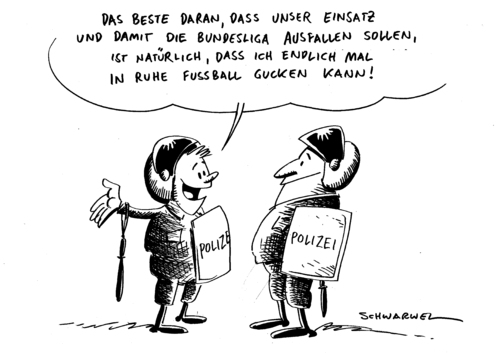 Polizei und Bundesliga Polizei und Bundesliga