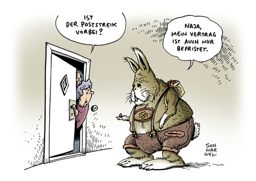 Post Streik Ostern