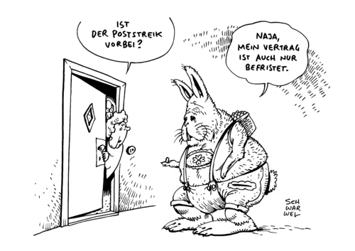 Post Streik Ostern