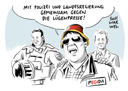 Pressefreiheit in Sachsen Pegida Pressefreiheit in Sachsen Pegida