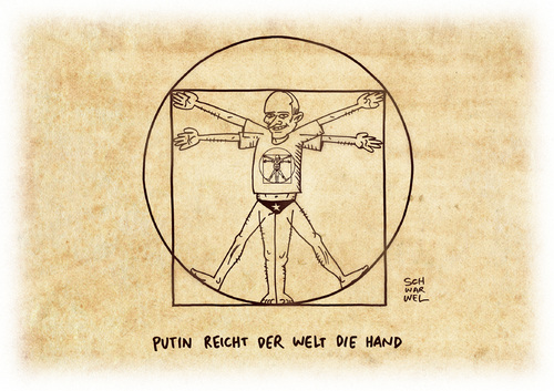 Cartoon: Putin in Krim-Rede (medium) by Schwarwel tagged putin,russland,krim,rede,welt,karikatur,schwarwel,putin,russland,krim,rede,welt,karikatur,schwarwel