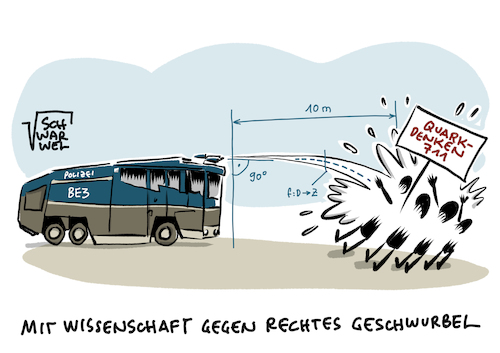 Cartoon: Querdenker attackieren Polizei (medium) by Schwarwel tagged querdenken,querdenker,coronaleugner,coronagegner,verschwörungstheorie,schwurbler,verschwörungsschwurbler,coronaprotest,coronademo,anticoronademo,demo,demonstration,polizei,polizeieinsatz,wasserwerfer,wissenschaft,corona,pandemie,coronavirus,virus,impfgegner,impfpflicht,impfung,freiheit,rechtsextreme,rechtsextremismus,cartoon,karikatur,schwarwel,querdenken,querdenker,coronaleugner,coronagegner,verschwörungstheorie,schwurbler,verschwörungsschwurbler,coronaprotest,coronademo,anticoronademo,demo,demonstration,polizei,polizeieinsatz,wasserwerfer,wissenschaft,corona,pandemie,coronavirus,virus,impfgegner,impfpflicht,impfung,freiheit,rechtsextreme,rechtsextremismus,cartoon,karikatur,schwarwel