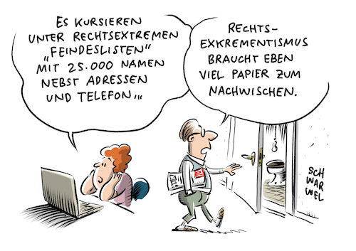 Rechtsextreme Feindeslisten Rechtsextreme Feindeslisten