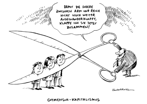 Cartoon: Reichtum Debatte Neues Buch (medium) by Schwarwel tagged reichtum,debatte,neues,buch,ungleichheit,arm,reich,karikatur,schwarwel,armut,schere,gutmensch,kapitalismus,kapitalist,geld,wirtschaft,finanzen,reichtum,debatte,neues,buch,ungleichheit,arm,reich,karikatur,schwarwel,armut,schere,gutmensch,kapitalismus,kapitalist,geld,wirtschaft,finanzen