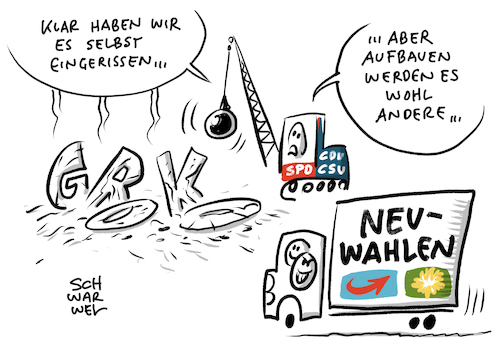 Cartoon: Rücktritt Nahles Wahlen (medium) by Schwarwel tagged rücktritt,andrea,nahles,spd,wahl,wahlen,groko,große,koalition,regierungskoalition,europawahl,kommunalwahl,wahlsieg,afd,cdu,akk,neuwahl,neuwahlen,die,grüne,rezo,zerstören,cartoon,karikatur,schwarwel,rücktritt,andrea,nahles,spd,wahl,wahlen,groko,große,koalition,regierungskoalition,europawahl,kommunalwahl,wahlsieg,afd,cdu,akk,neuwahl,neuwahlen,die,grüne,rezo,zerstören,cartoon,karikatur,schwarwel