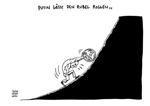 Cartoon: Russland Putin stützt den Rubel (medium) by Schwarwel tagged russland,putin,rubel,finanzsanktionen,geld,sanktionen,wirtschaft,weltmacht,finanzen,karikatur,schwarwel,russland,putin,rubel,finanzsanktionen,geld,sanktionen,wirtschaft,weltmacht,finanzen,karikatur,schwarwel