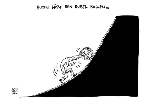 Cartoon: Russland Putin stützt den Rubel (medium) by Schwarwel tagged russland,putin,rubel,finanzsanktionen,geld,sanktionen,wirtschaft,weltmacht,finanzen,karikatur,schwarwel,russland,putin,rubel,finanzsanktionen,geld,sanktionen,wirtschaft,weltmacht,finanzen,karikatur,schwarwel