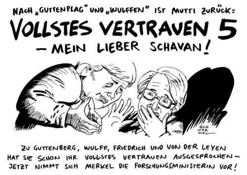 Schavan Merkel Vertrauen Schavan Merkel Vertrauen