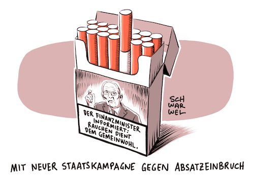 Cartoon: Schockfotos Zigaretten (medium) by Schwarwel tagged zigarettenschachtel,zigarettenschachteln,schockfotos,karikatur,schwarwel,steuer,steuern,steuereinnahmen,finanzamt,finanzminister,minister,wirtschaft,finanzen,einnahmen,staatseinnahmen,rauchen,raucher,zigarettenschachtel,zigarettenschachteln,schockfotos,karikatur,schwarwel,steuer,steuern,steuereinnahmen,finanzamt,finanzminister,minister,wirtschaft,finanzen,einnahmen,staatseinnahmen,rauchen,raucher