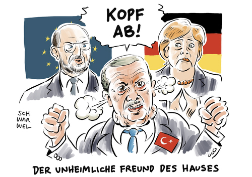 Schulz kritisiert Erdogan