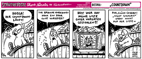 Cartoon: Schweinevogel Gute Vorsätze (medium) by Schwarwel tagged schweinevogel,comic,strip,short,novel,comicstrip,jahresende,gute,vorsätze,schwarwel,iron,doof,sid,pinkel,hossa,2014,silvester,schweinevogel,comic,strip,short,novel,comicstrip,jahresende,gute,vorsätze,schwarwel,iron,doof,sid,pinkel,hossa,2014,silvester