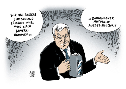 Seehofer gegen Europa Zuwanderer Seehofer gegen Europa Zuwanderer