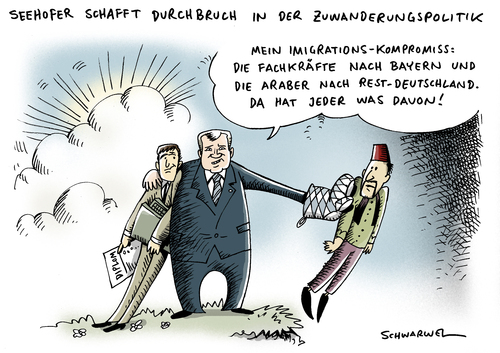 Seehofers Zuwanderungskompromiss Seehofers Zuwanderungskompromiss