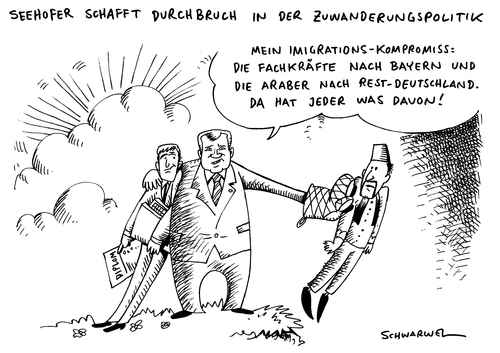 Seehofers Zuwanderungskompromiss Seehofers Zuwanderungskompromiss