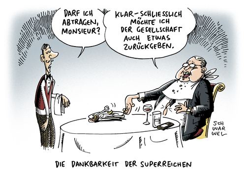 Cartoon: Soziale Ungleichheit 62 Reiche (medium) by Schwarwel tagged soziale,ungleichheit,sozial,reichtum,geld,macht,finanzen,besitz,eigentum,welt,superreiche,karikatur,schwarwel,reich,arm,armut,hunger,not,krise,oxfam,studie,kluft,und,gesamtvermögen,billion,milliarden,millionen,kapitalgewinne,steueroase,weltwirtschaftsforum,armutsbekämpfung,soziale,ungleichheit,sozial,reichtum,geld,macht,finanzen,besitz,eigentum,welt,superreiche,karikatur,schwarwel,reich,arm,armut,hunger,not,krise,oxfam,studie,kluft,und,gesamtvermögen,billion,milliarden,millionen,kapitalgewinne,steueroase,weltwirtschaftsforum,armutsbekämpfung