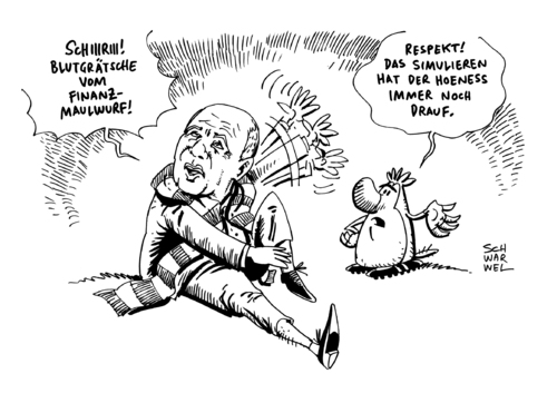 Cartoon: Steueraffäre Hoeneß Maulwurf (medium) by Schwarwel tagged steueraffäre,hoeneß,finanzbehörden,maulwurf,karikatur,schwarwel,affäre,steuern,behörde,finazamt,herr,mauli,steueraffäre,hoeneß,finanzbehörden,maulwurf,karikatur,schwarwel,affäre,steuern,behörde,finazamt,herr,mauli