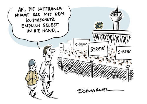 Streik Lufthansa Flugbegleiter