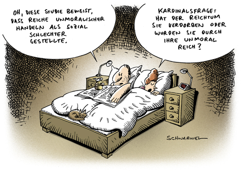 Studie Reichtum Unmoral Studie Reichtum Unmoral