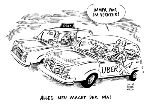 Cartoon: Taxi Konkurrenz UberX (medium) by Schwarwel tagged taxi,konkurrenz,uber,uberx,spiel,business,taxifahrt,fahrten,monopoly,karikatur,schwarwel,taxi,konkurrenz,uber,uberx,spiel,business,taxifahrt,fahrten,monopoly,karikatur,schwarwel