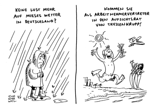 Cartoon: ThyssenKrupp Gratisflüge (medium) by Schwarwel tagged schwarwel,karikatur,konzern,unternehmen,korruption,spaß,fun,urlaub,vorstand,vertreter,arbeitnehmer,airline,flug,gratisfluege,gratis,thyssenkrupp,thyssenkrupp,gratis,gratisfluege,flug,airline,arbeitnehmer,vertreter,vorstand,urlaub,fun,spaß,korruption,unternehmen,konzern,karikatur,schwarwel