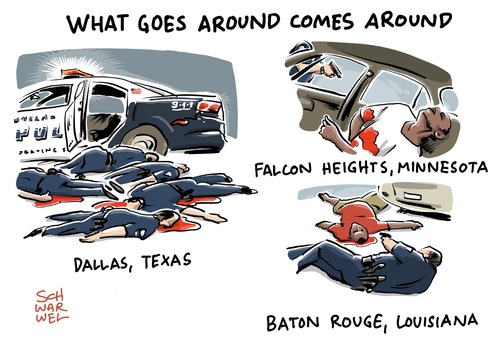 Tödliche Polizeigewalt Dallas